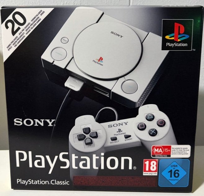 Vandaag 115€ ! PlayStation Classic Mini - Nieuw en Ongeopend, Ophalen, Nieuw, Met 2 controllers, Met games