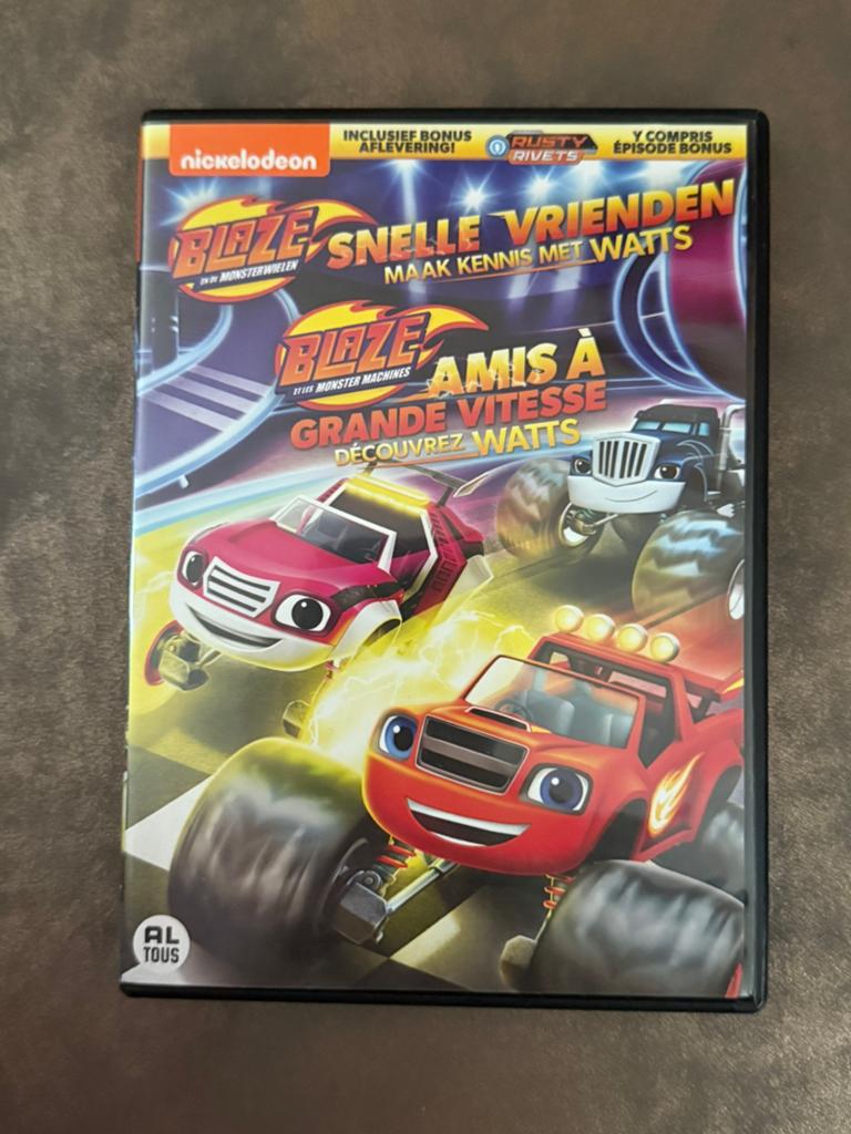 Blaze en de Monsterwielen: Snelle Vrienden DVD, Avontuur, Alle leeftijden, Ophalen of Verzenden, Zo goed als nieuw