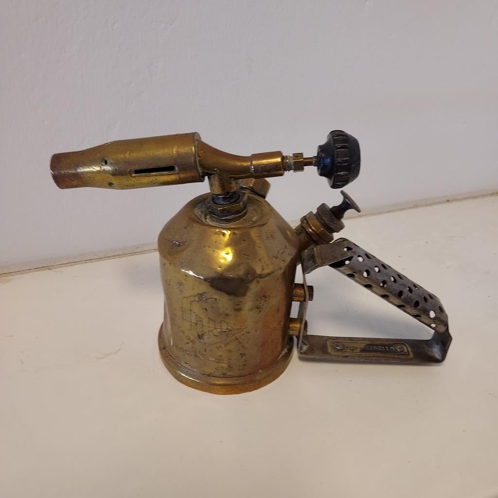 Antieke messing soldeerlamp / brander, Antiek en Kunst, Ophalen of Verzenden