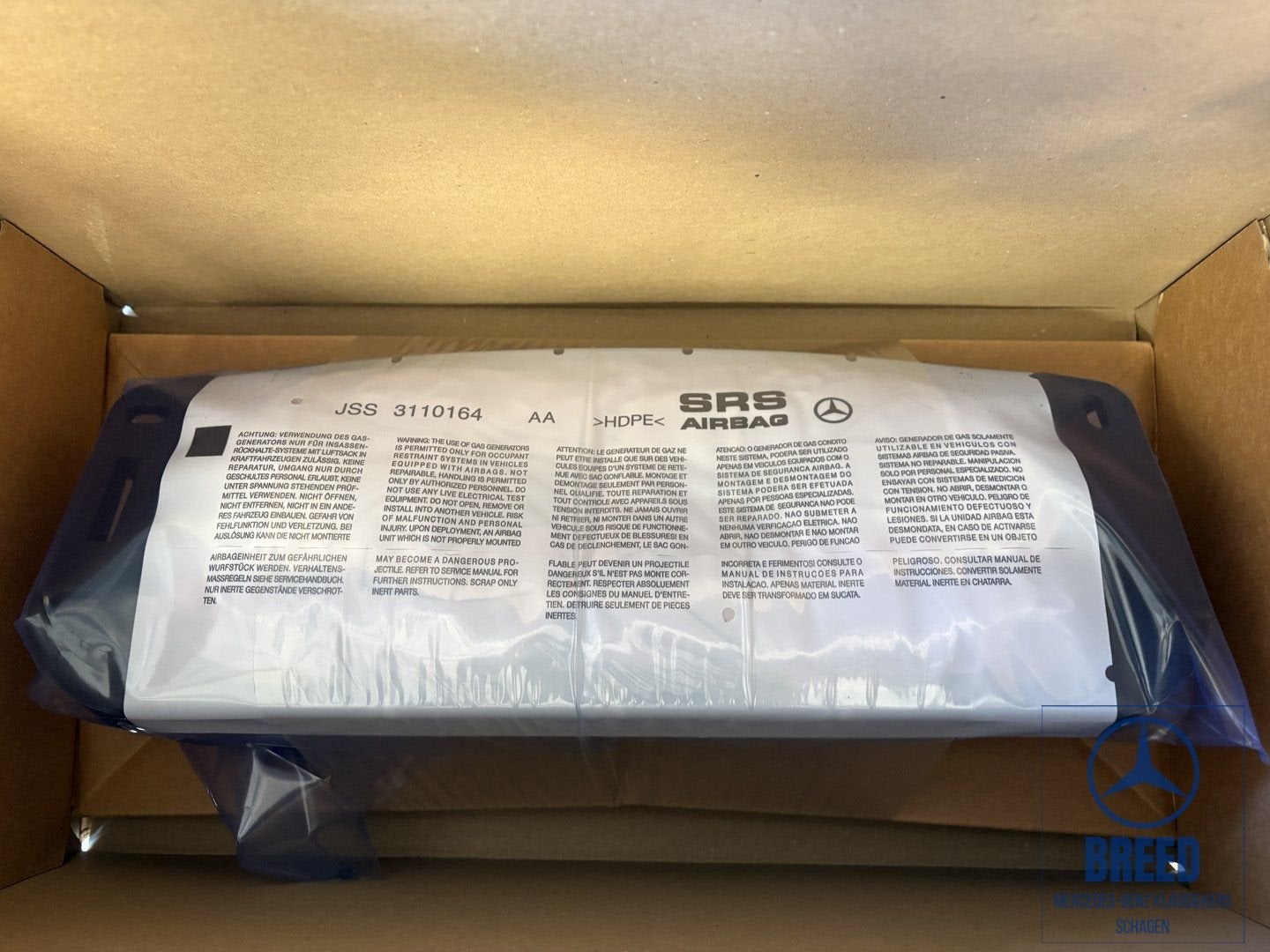 NOS passagiersairbag voor Mercedes-Benz W204 S204 X204, Auto-onderdelen, Dashboard en Schakelaars, -, Nieuw, Ophalen of Verzenden