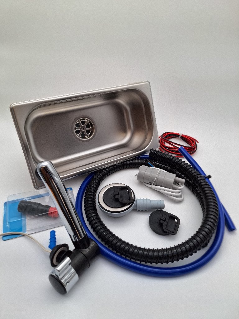 RVS WASBAK SET Camper keukenblokje keukenblok keuken, -, -, Nieuw, Ophalen of Verzenden