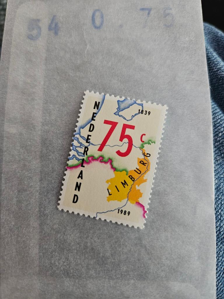 Nederland 75c postzegel Limburg 1989, Ophalen of Verzenden, Na 1940, Postfris