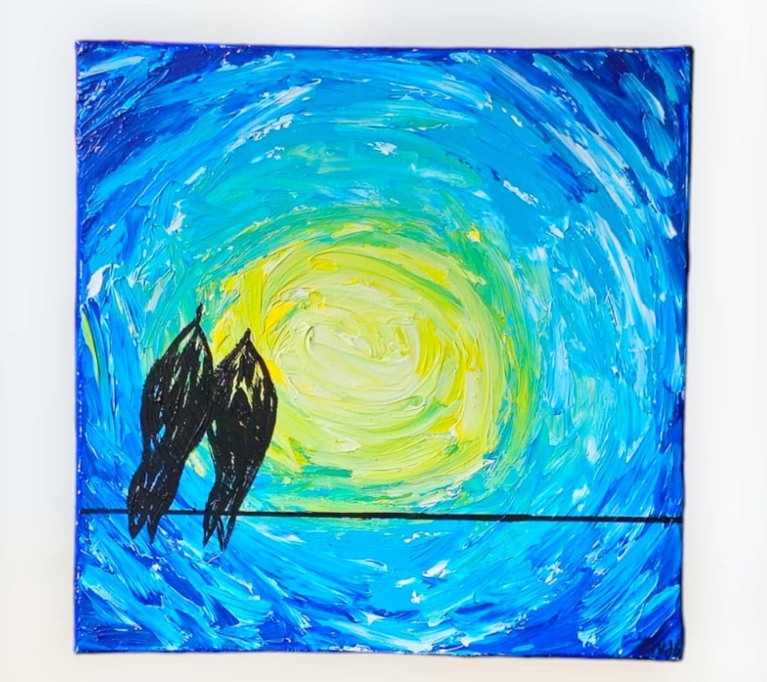 Schilderij 40 cm x 40 cm, Ophalen