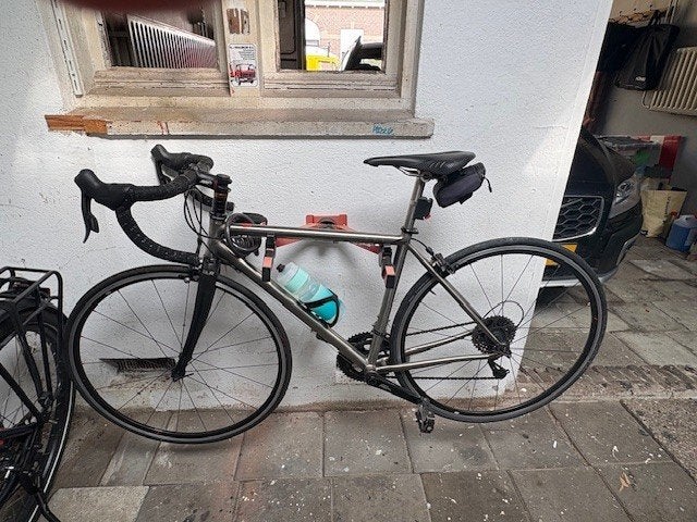 Titanium racefiets, Van Nicholas, framemaat 52, Gebruikt, 49 tot 53 cm, Overige maten, 15 tot 20 versnellingen