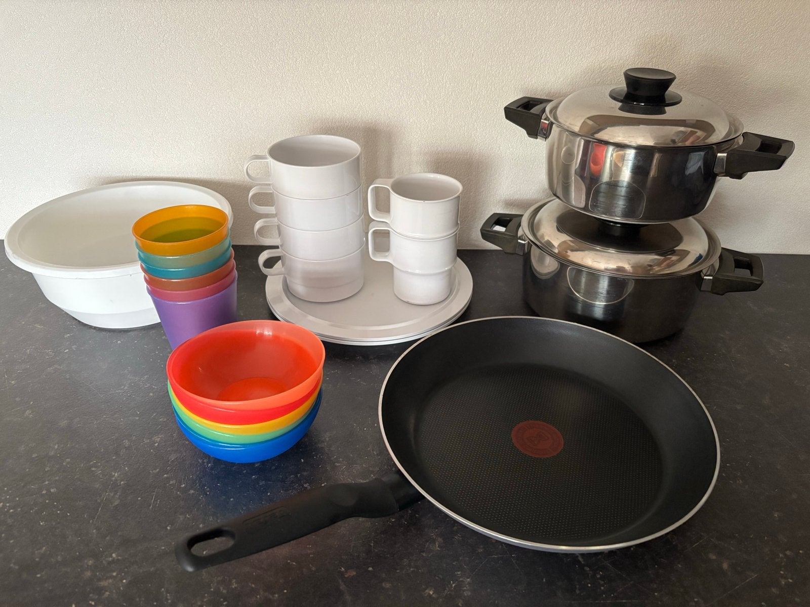 Complete kampeerset: Pannen, Servies en Meer!, Ophalen of Verzenden, Zo goed als nieuw
