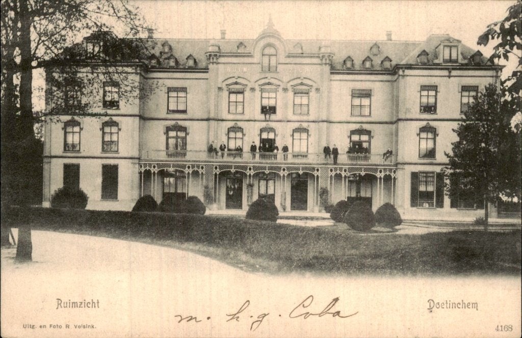 Doetinchem - Ruimzicht - Voorgevel, Ophalen of Verzenden, Voor 1920, Gelopen, Gelderland