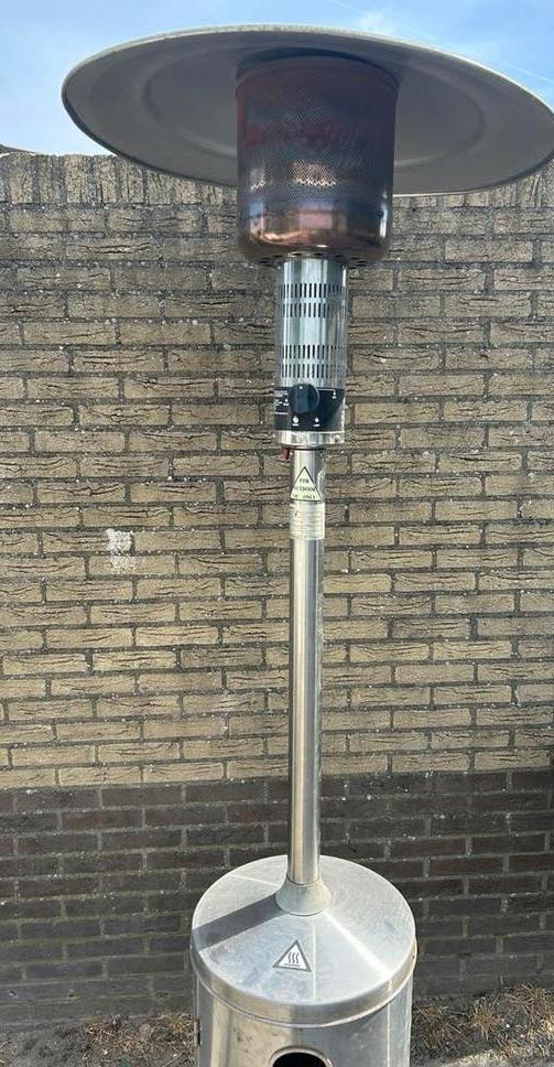 Terras heater, Ophalen, Zo goed als nieuw