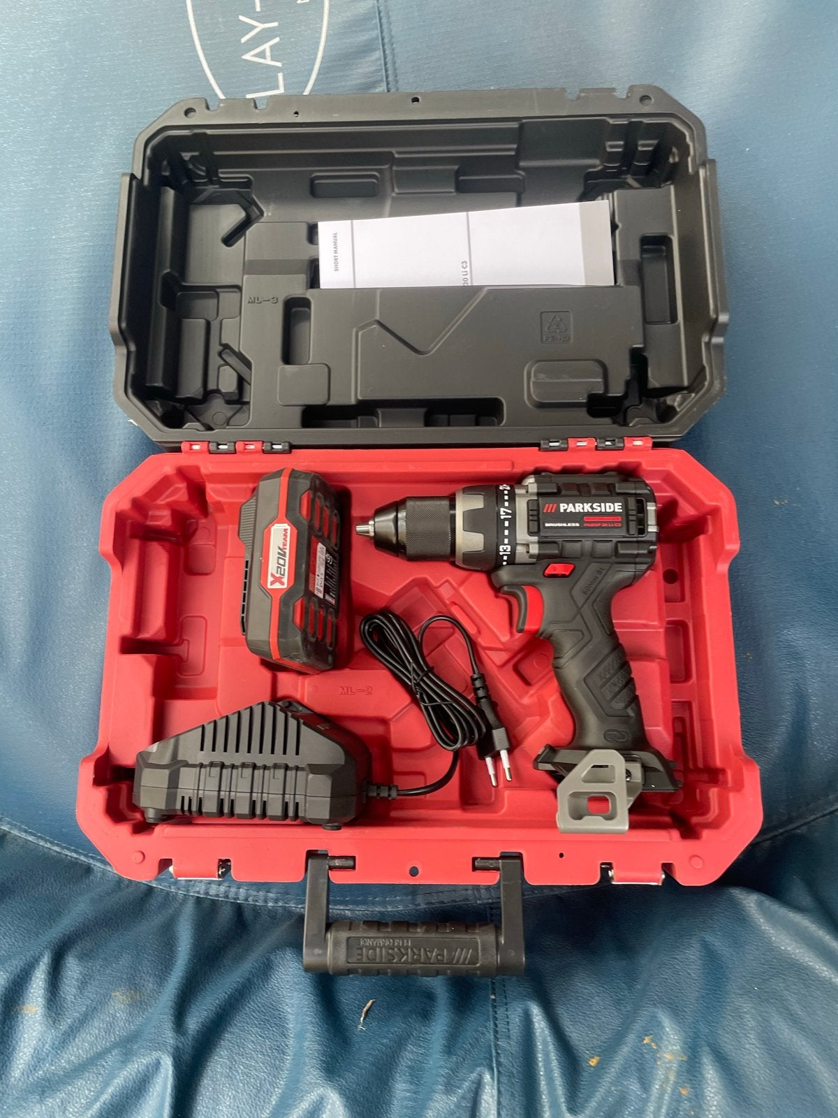 Parkside Accuboormachine X20V Team met accu en lader, Doe-het-zelf en Verbouw, Gereedschap | Boormachines, Zo goed als nieuw, Boor- en Schroefmachine
