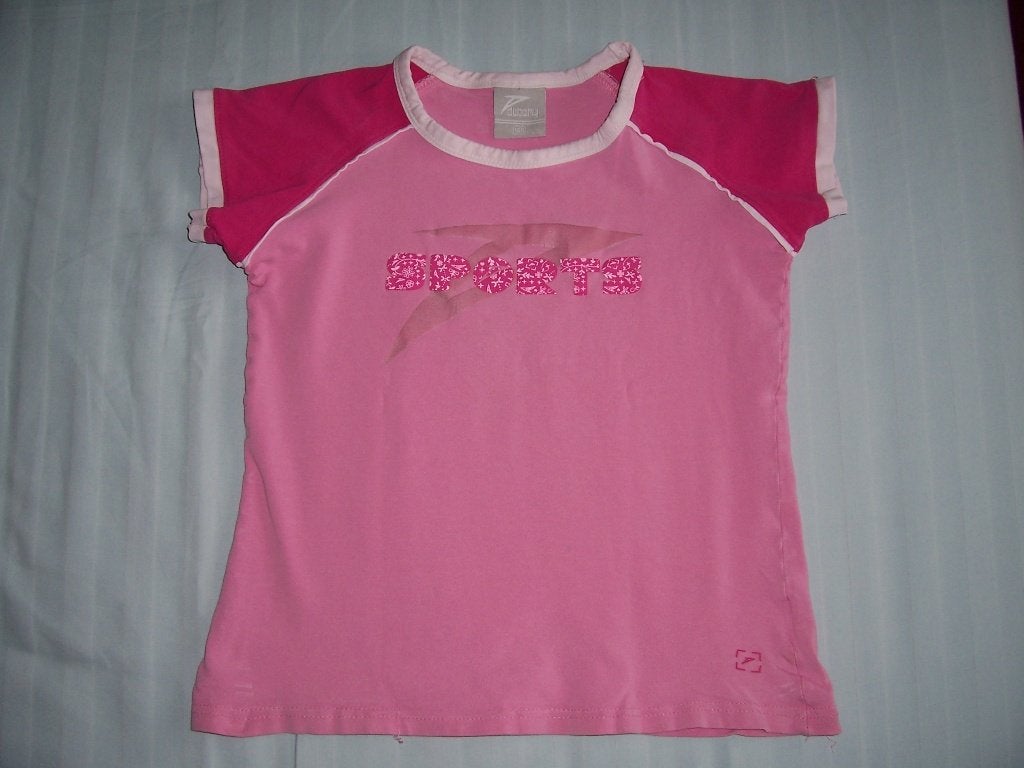 Leuk roze shirt Dutchy maat 128, Gebruikt, Dutchy, Meisje, Ophalen of Verzenden