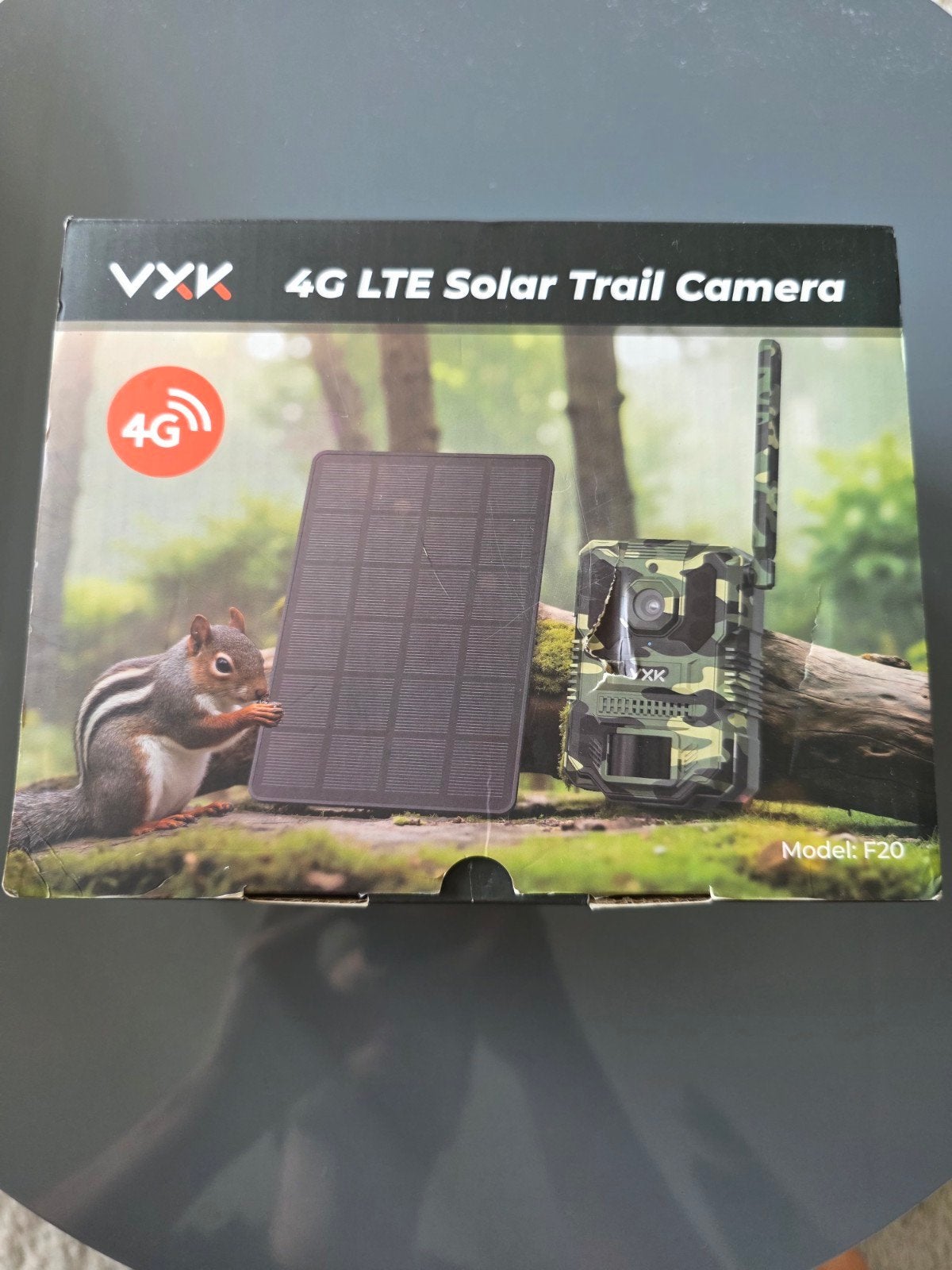 VXK 4G LTE Solar Trail Camera - Wildcamera F20, Ophalen, Nieuw