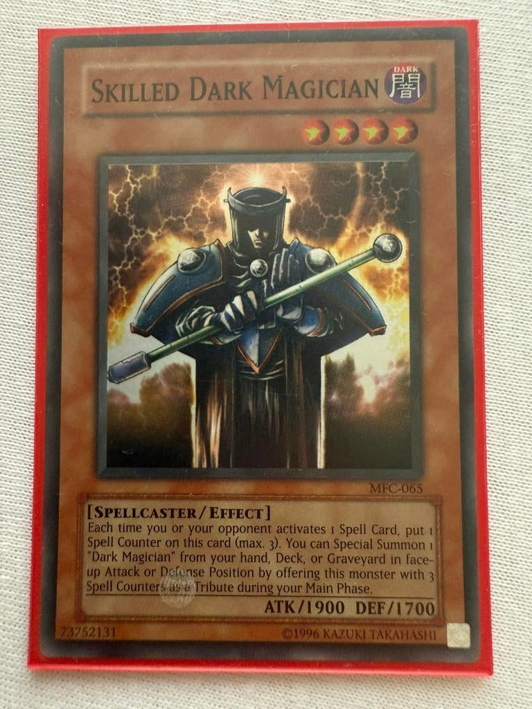 Skilled Dark Magician yugioh Super Rare, Verzenden, Nieuw, Losse kaart, Foil