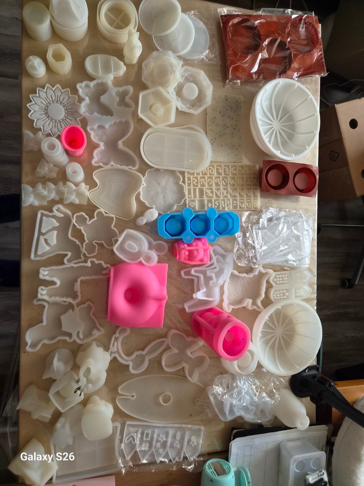 siliconen mallen voor porselein gips of epoxy, Ophalen