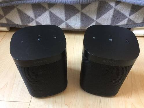 2x Sonos One SL (zwart).