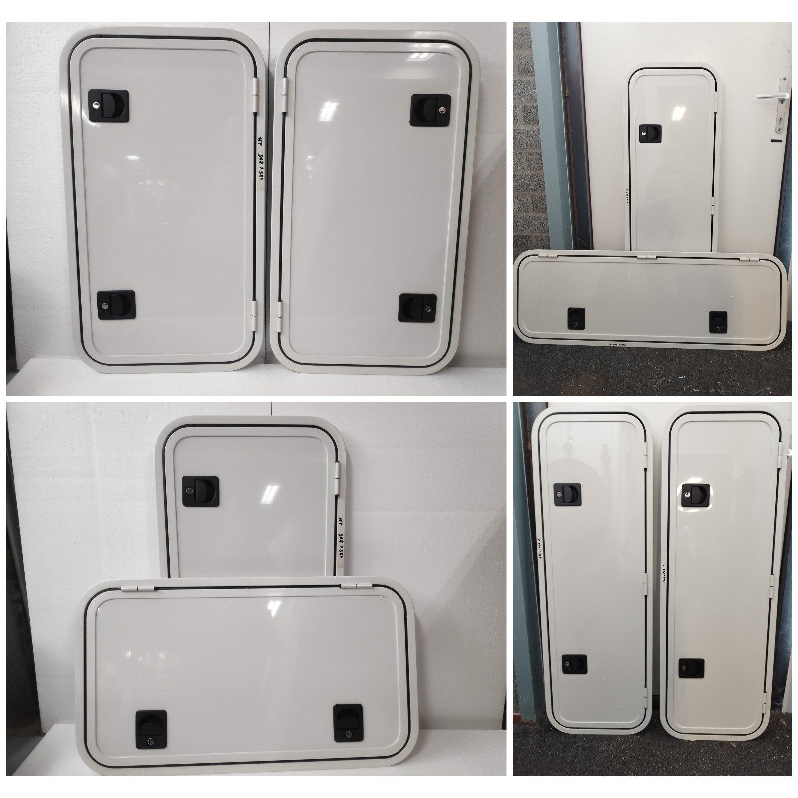 Extra garagedeur van aluminium MAATWERK origineel, Caravans en Kamperen, Ophalen, Nieuw