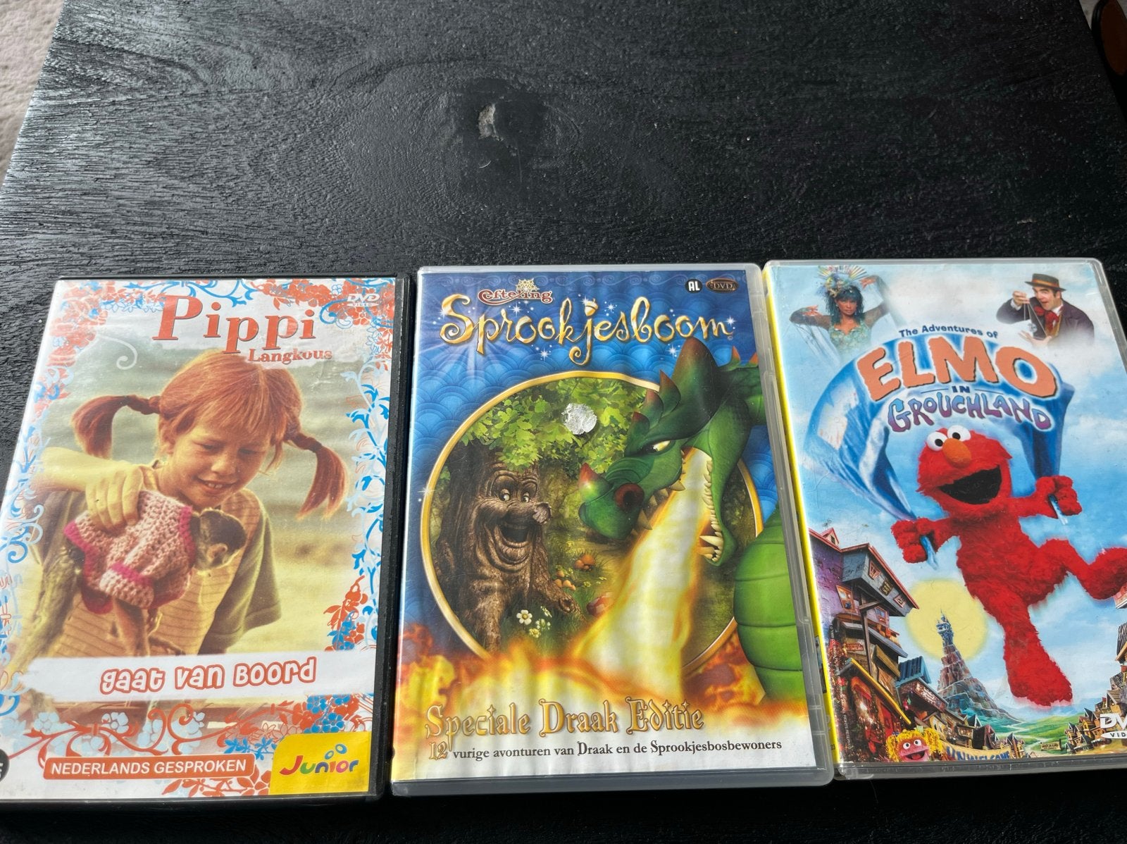 DVD Collectie: Elmo, Sprookjesboom, Pippi, Sinterklaas, K3,, Gebruikt, Verzamelbox, Alle leeftijden, Familie