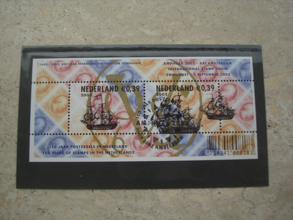 Gelegenheidszegels Amphilex 150 jaar postzegels in Nederland, Ophalen of Verzenden, Na 1940, Postfris