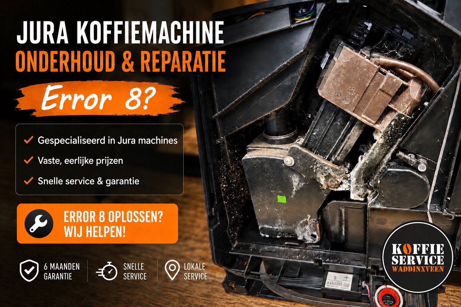 Onderhoud en reparatie aan uw Jura koffiemachine, Diensten en Vakmensen, Reparatie en Onderhoud | Witgoed en Apparatuur