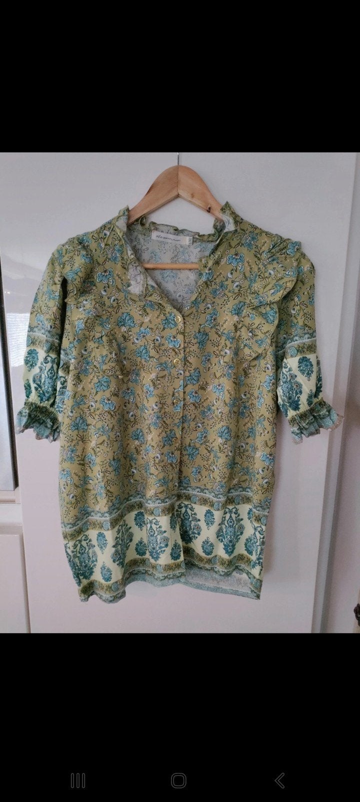Azurro blouse, Azzurro, Ophalen of Verzenden, Zo goed als nieuw, Maat 42/44 (L)