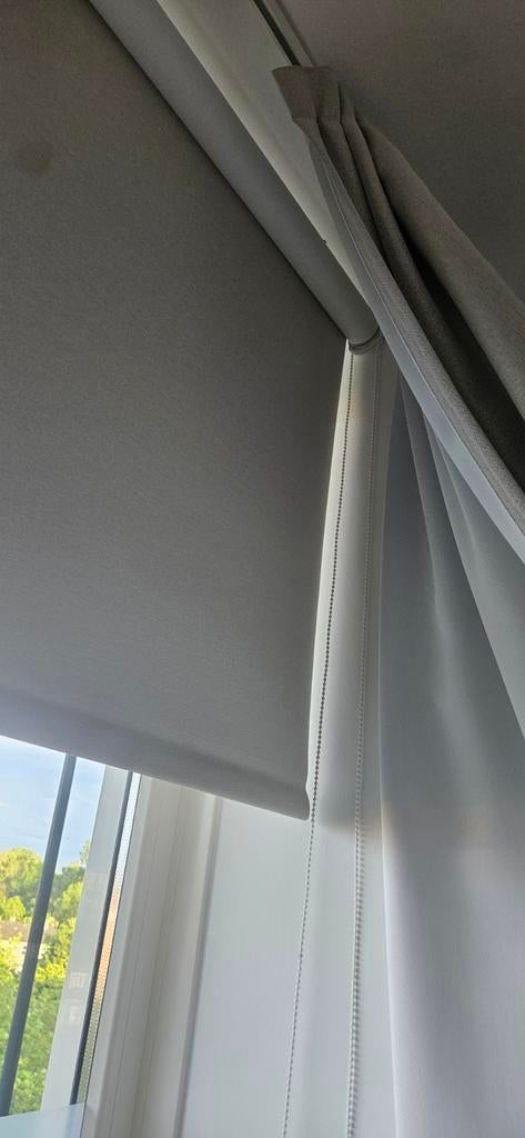 Op Maat Gemaakt Beige Zonverduisterend Rolgordijn, Ophalen, Beige, Zo goed als nieuw, 200 cm of meer