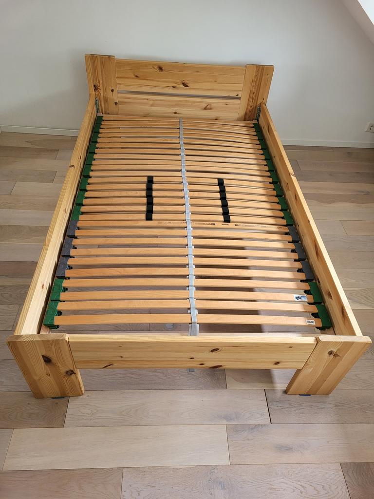 Houte Bed van Dormiente, Eenpersoons, Nieuw, Ophalen of Verzenden, 120 cm