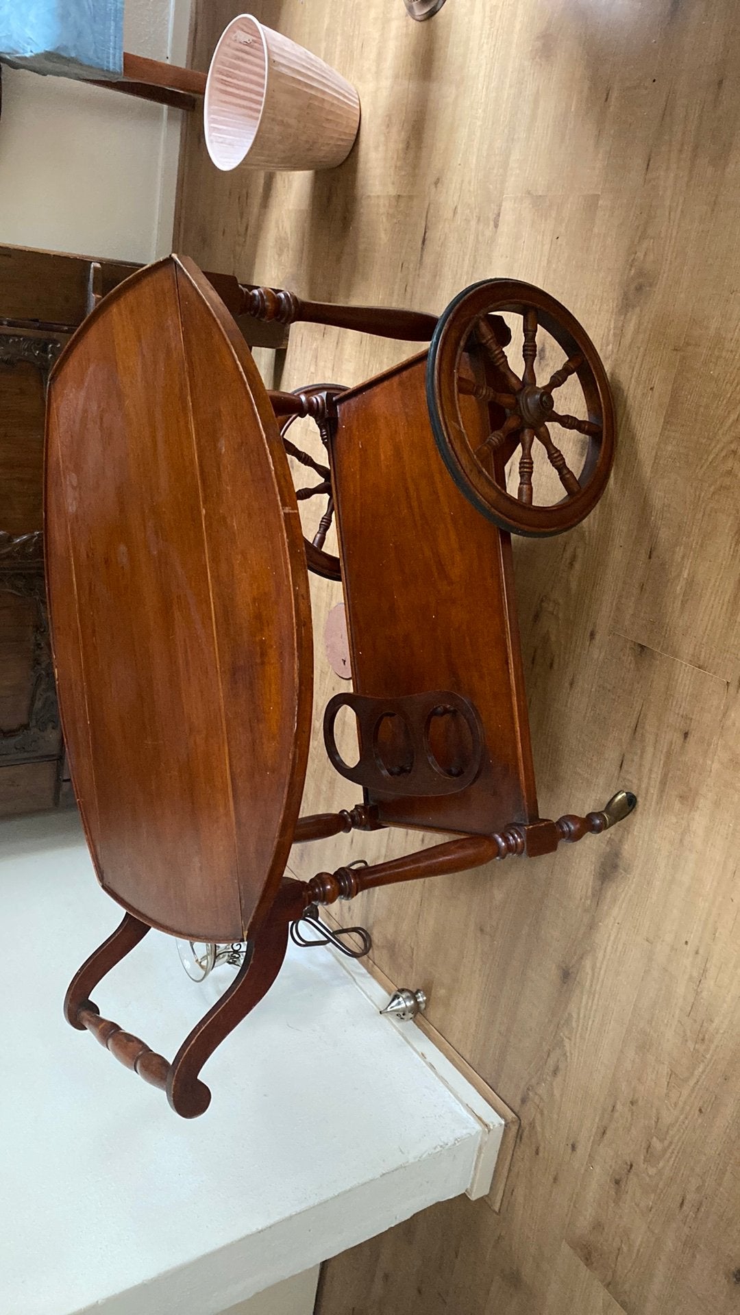 Vintage drank trolley serveerwagen, Antiek en Kunst, Ophalen