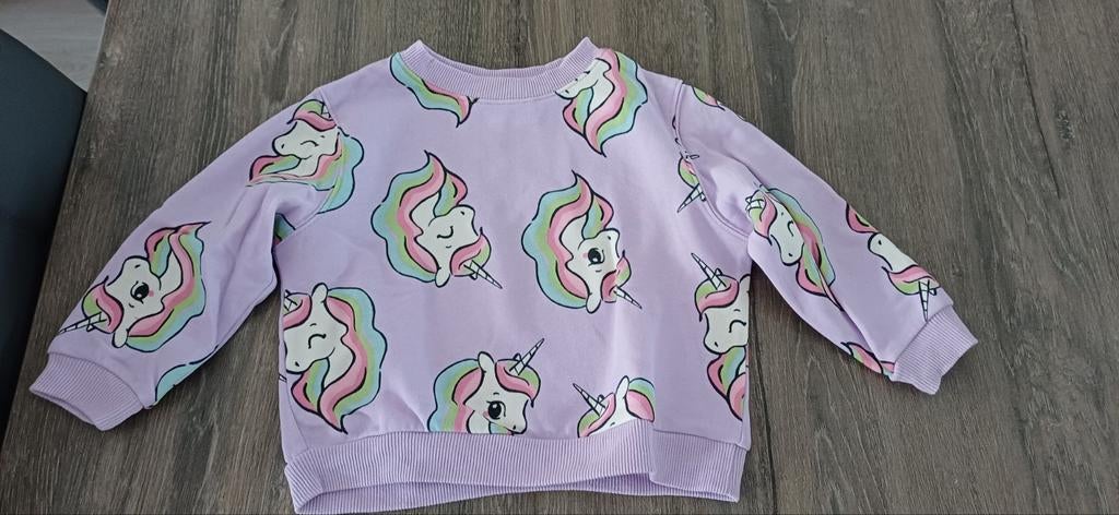 Zo goed als nieuwe unicorn trui maat 92 van H&M, Meisje, Trui of Vest, H&M, Ophalen of Verzenden