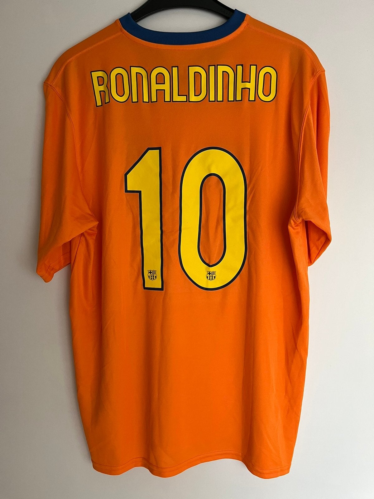 Barcelona shirt Ronaldinho Nike #10, Verzamelen, Ophalen of Verzenden, Zo goed als nieuw, Buitenlandse clubs, Shirt