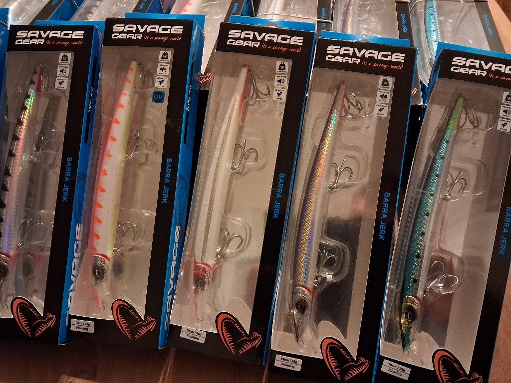 Savage Gear Barra Jerk 19cm/25g Floating.....in 6 kleuren!, Watersport en Boten, Tinstraat, Savage Gear, Overige typen, Nieuw