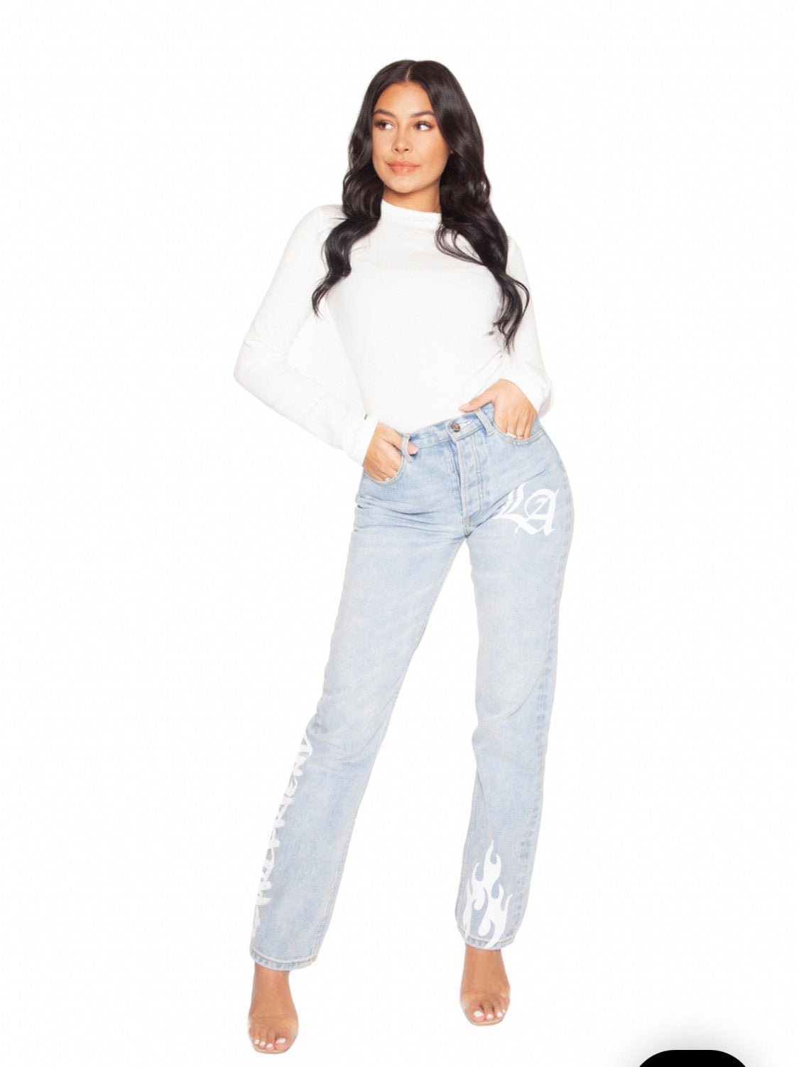 LA SISTERS LICHT NIEUW BLAUW JEANS SPIJKERBROEK MAAT M, Kleding | Dames, Ophalen of Verzenden, Nieuw, Blauw, W28 - W29 (confectie 36)