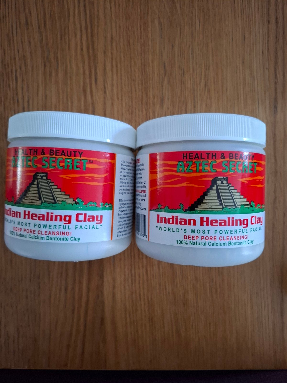 Aztec Secret Indian Healing Clay Masker - Set van 2 Potten, Ophalen of Verzenden, Nieuw, Lichaamsverzorging