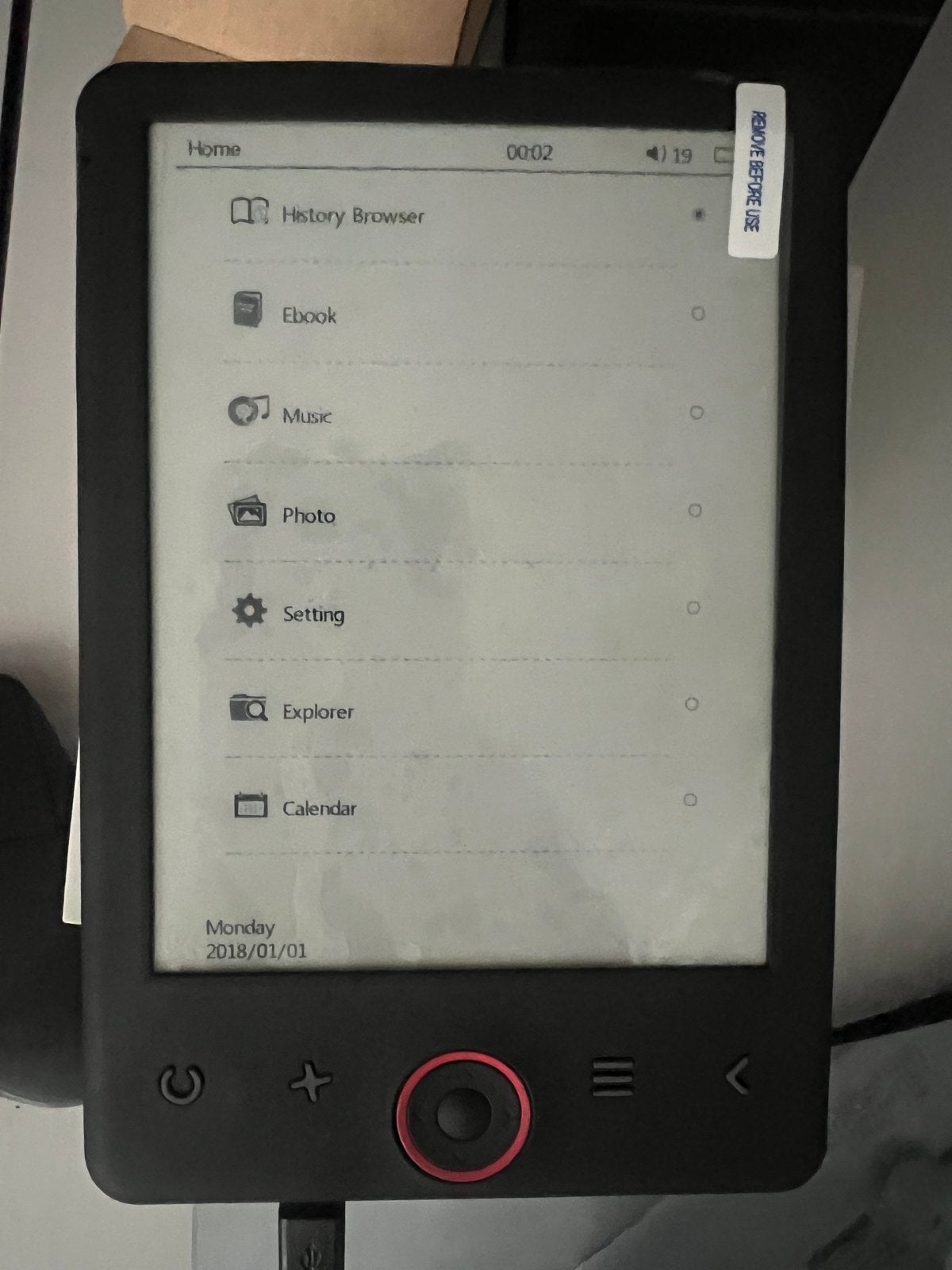 Denver EBO-620 E-Ink Ebook Reader - Zo goed als nieuw, Computers en Software, E-readers, 6 inch of minder, Ophalen of Verzenden