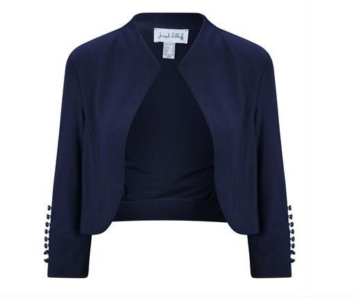 Joseph Ribkoff prachtig chique donkerblauw jasje mt 46