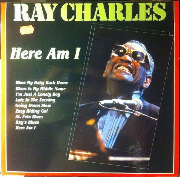 Ray Charles ‎  Here Am I  lp, Cd's en Dvd's, Vinyl | R&B en Soul, Gebruikt, Complilatie, 1980 - 1989, Ophalen of Verzenden