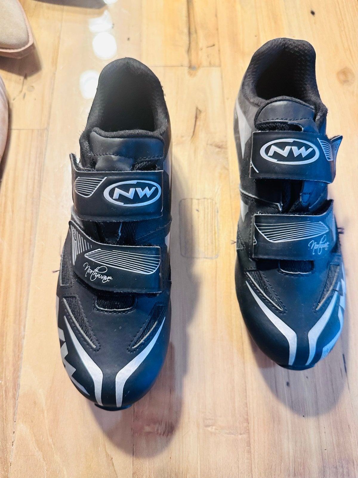 Northwave fietsschoenen met schoenplaatjes - zwart/wit, Fietsen en Brommers, Ophalen of Verzenden, Zo goed als nieuw, Overige maten