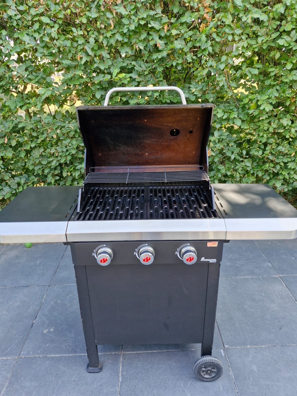 Landman gasbarbecue met hoes T.e.a.b, Ophalen, Gebruikt