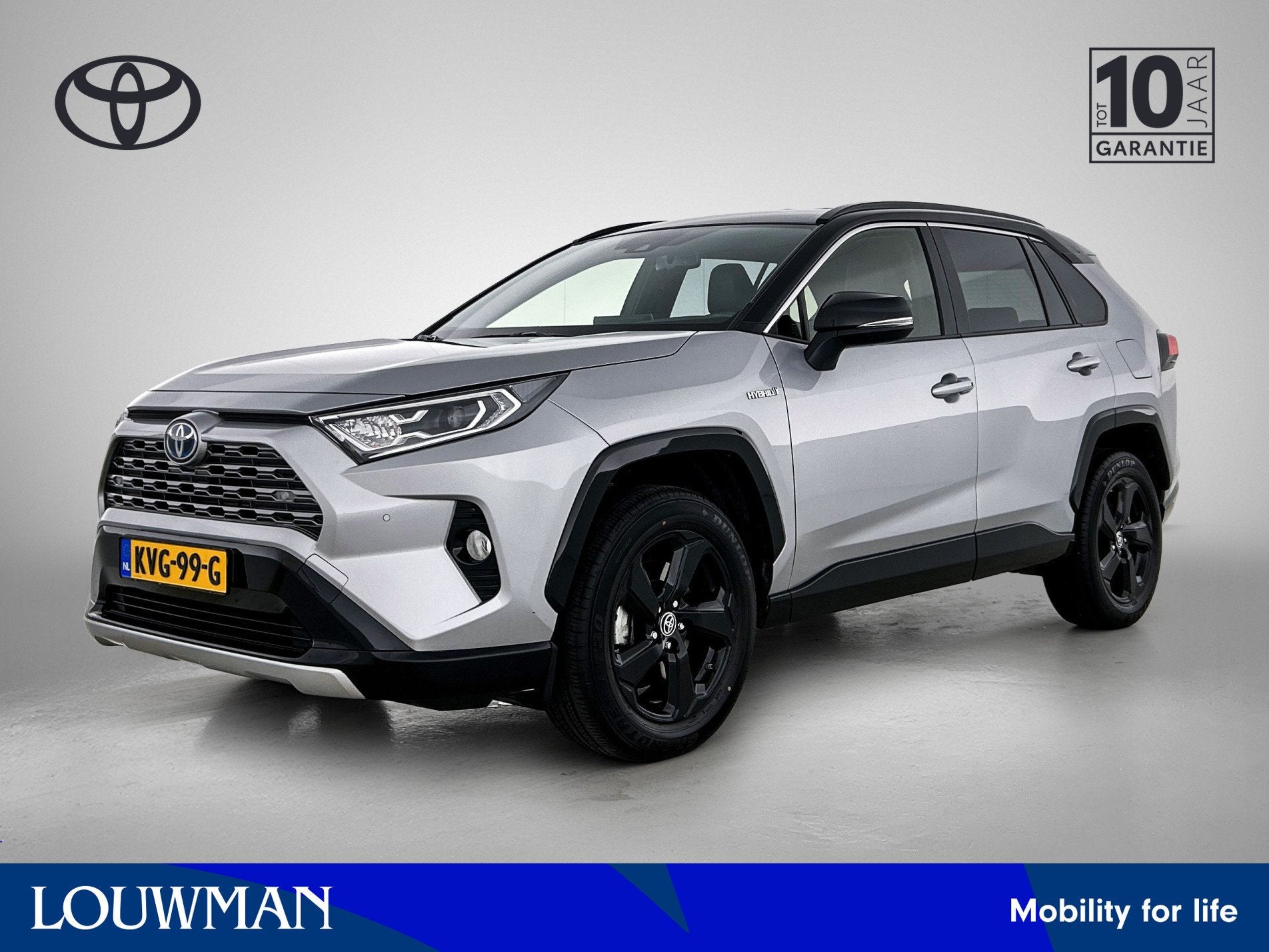 Toyota RAV4 2.5 Hybrid AWD Style (bj 2021, automaat), Automaat, Stof, Gebruikt, 4 cilinders
