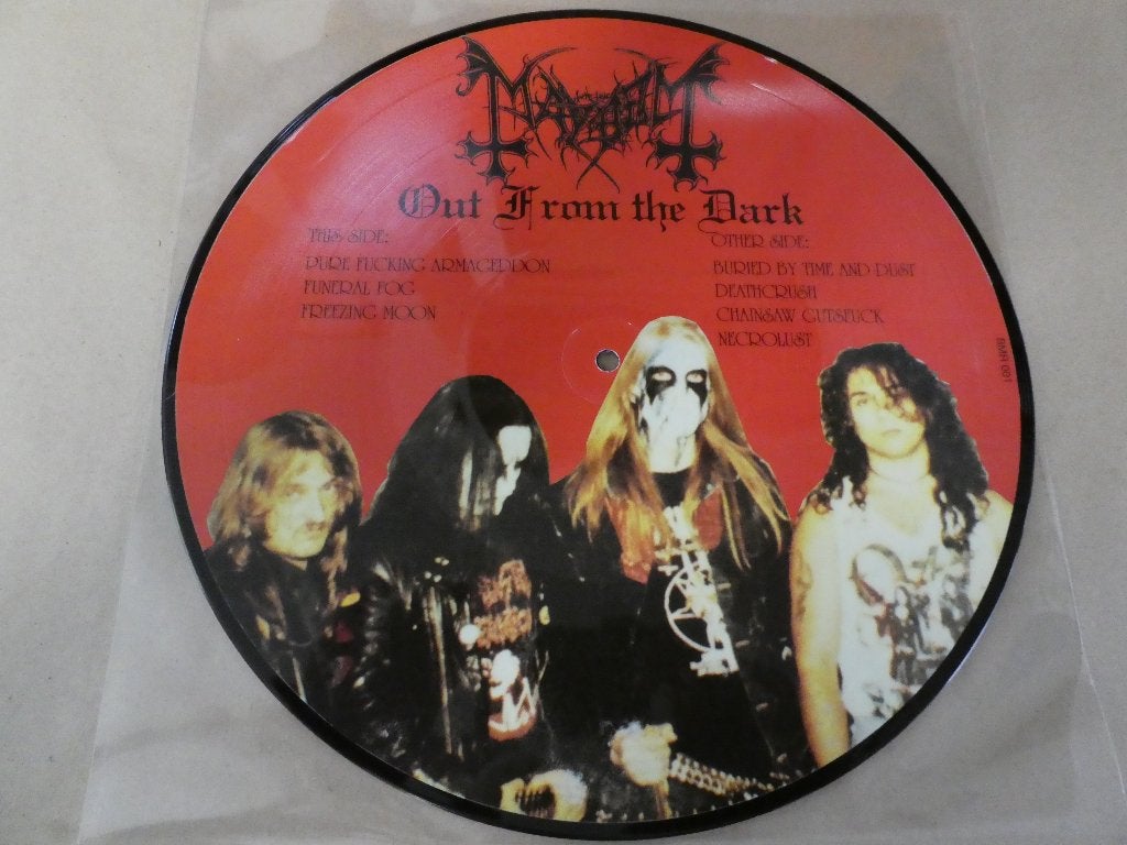 Mayhem – Out From The Dark (red), LP, Beschermende buitenhoes, Ophalen of Verzenden, Zo goed als nieuw