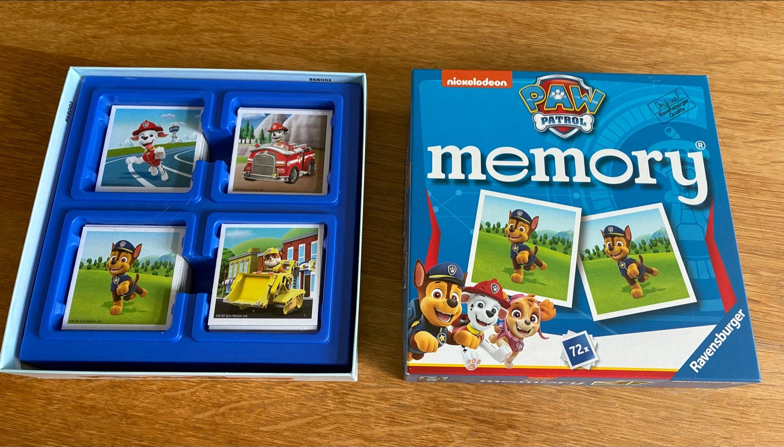 Paw Patrol Memory - Ravensburger, Drie of vier spelers, Ophalen of Verzenden, Zo goed als nieuw