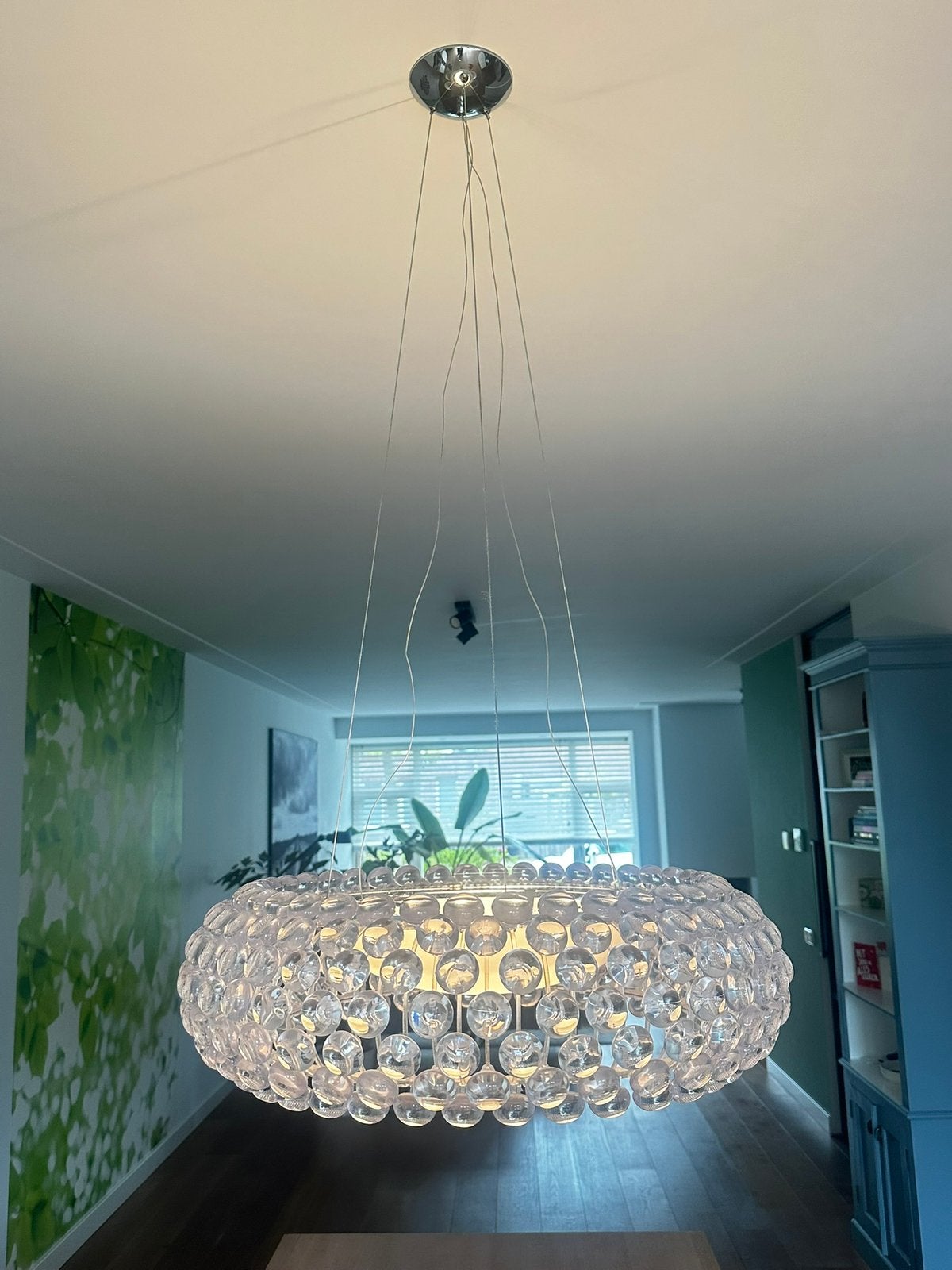 Foscarini Caboche Design Eettafel Lamp - 70cm, Ophalen, Zo goed als nieuw, Kunststof, 75 cm of meer