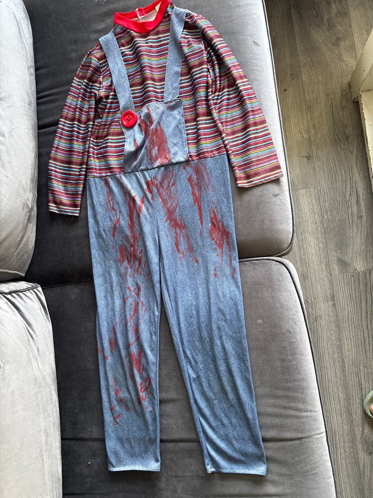 Chucky kostuum - Halloween / Carnaval - Maat 10-12 jaar, Kinderen en Baby's, Ophalen, Gebruikt, 146 t/m 152, Jongen of Meisje