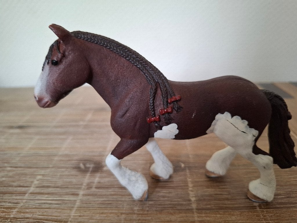 Schleich 13809 Clydesdale merrie paard, Ophalen of Verzenden, Zo goed als nieuw