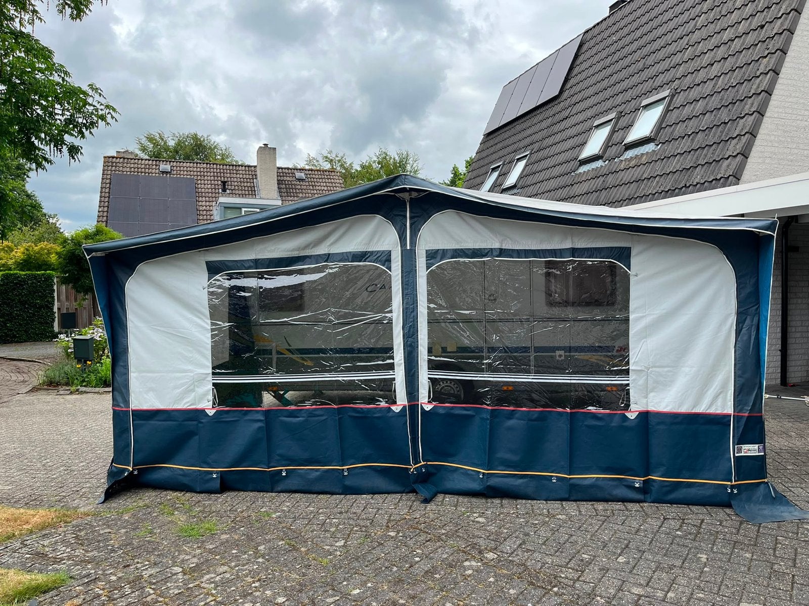 Voortent Hypercamp Barbedos 270 - Maat 11, Caravans en Kamperen, Voortenten en Luifels, Ophalen, Gebruikt, Ten Cate All Season 240g/m2