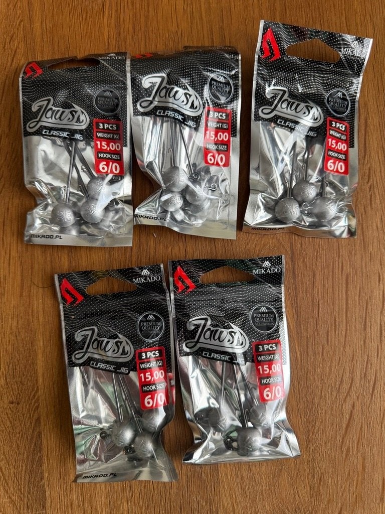 Mikado Jaws Classic Jig 15 g Haakmaat 6/0, Overige typen, Nieuw, Ophalen of Verzenden, E