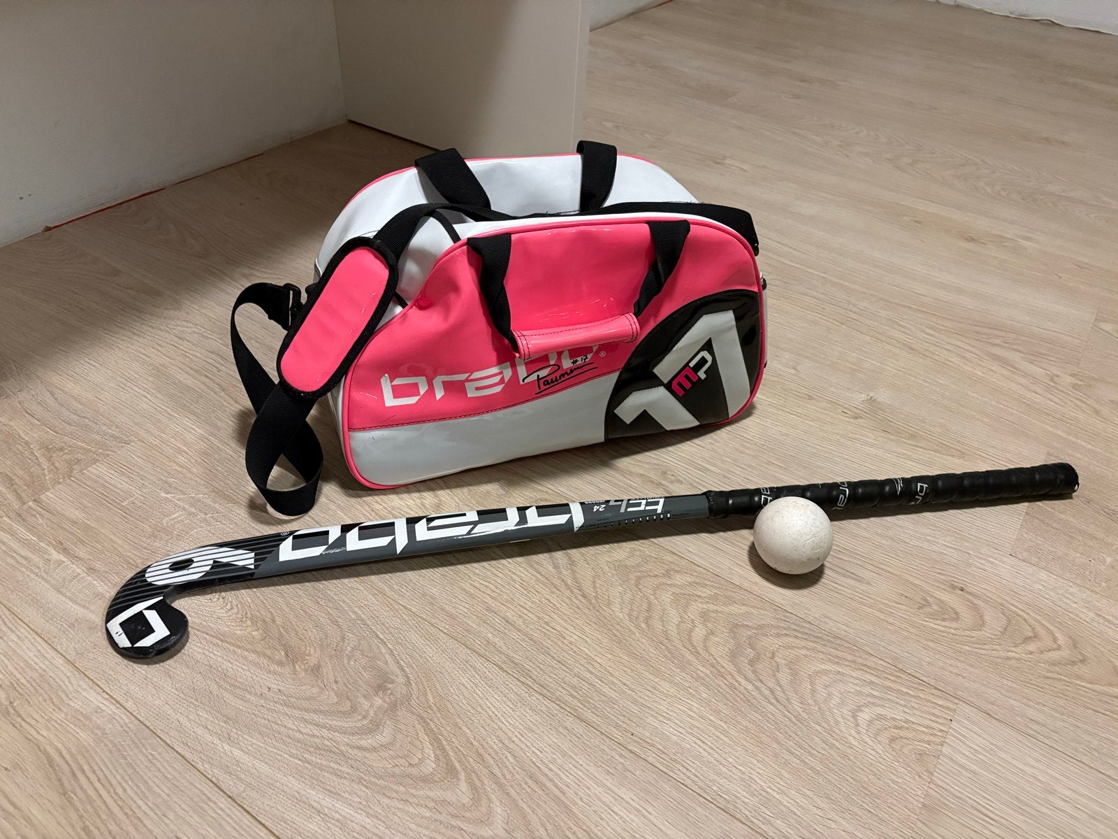 Brabo hockeystick (indoor) met hockeytas, Ophalen, Gebruikt, Stick