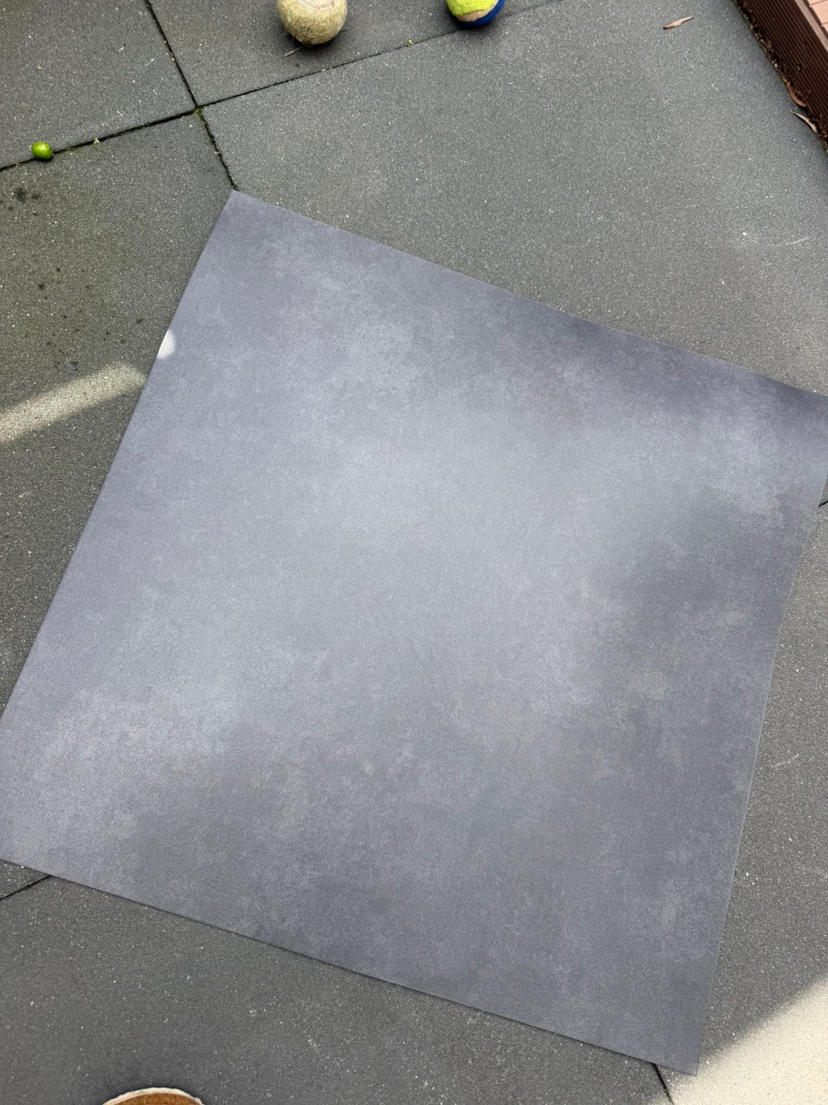 mFlor PVC Tegels Betonlook 60x60 cm (4 hele + reststukken), 50 tot 150 cm, Nieuw, Minder dan 5 m², Kunststof