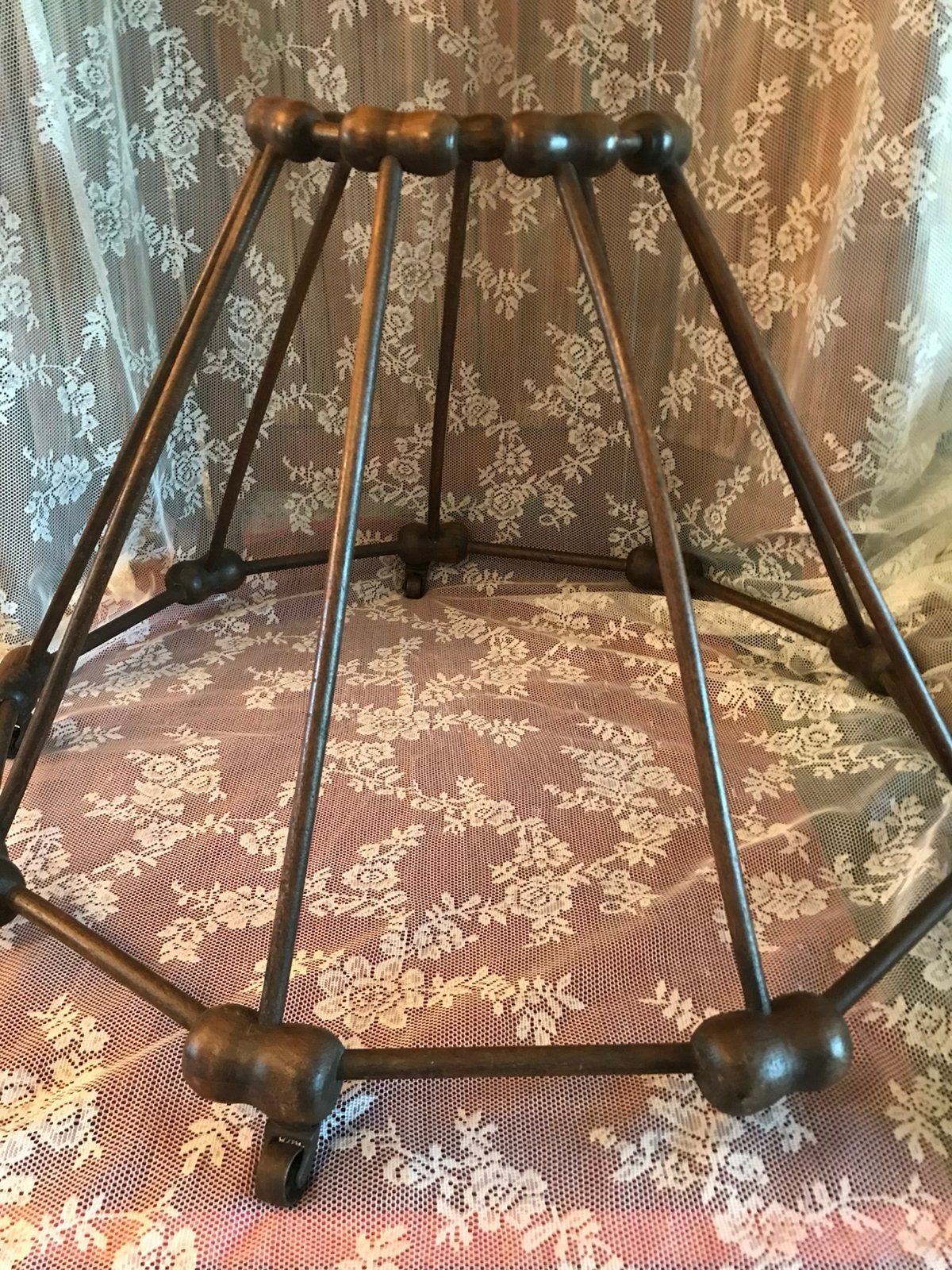 Antiek Victoriaans Biedermeier looprek  grote antieke pop, Ophalen of Verzenden