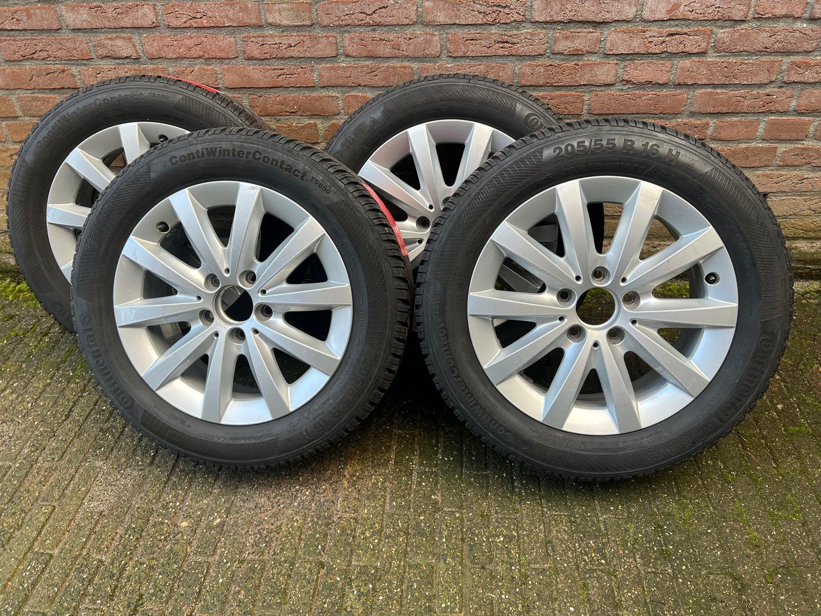 Winterbanden Mercedes B klasse, Auto-onderdelen, Ophalen, Gebruikt, 16 inch, Banden en Velgen