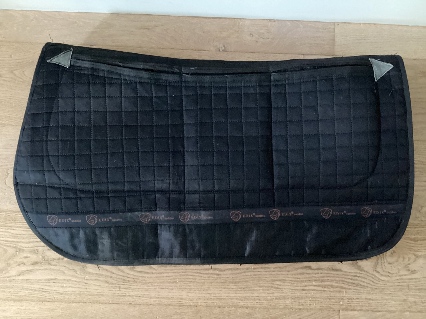 Edix westernpad western pad zwart met inlages, Dieren en Toebehoren, Paarden en Pony's | Dekens en Dekjes, Ophalen, Gebruikt