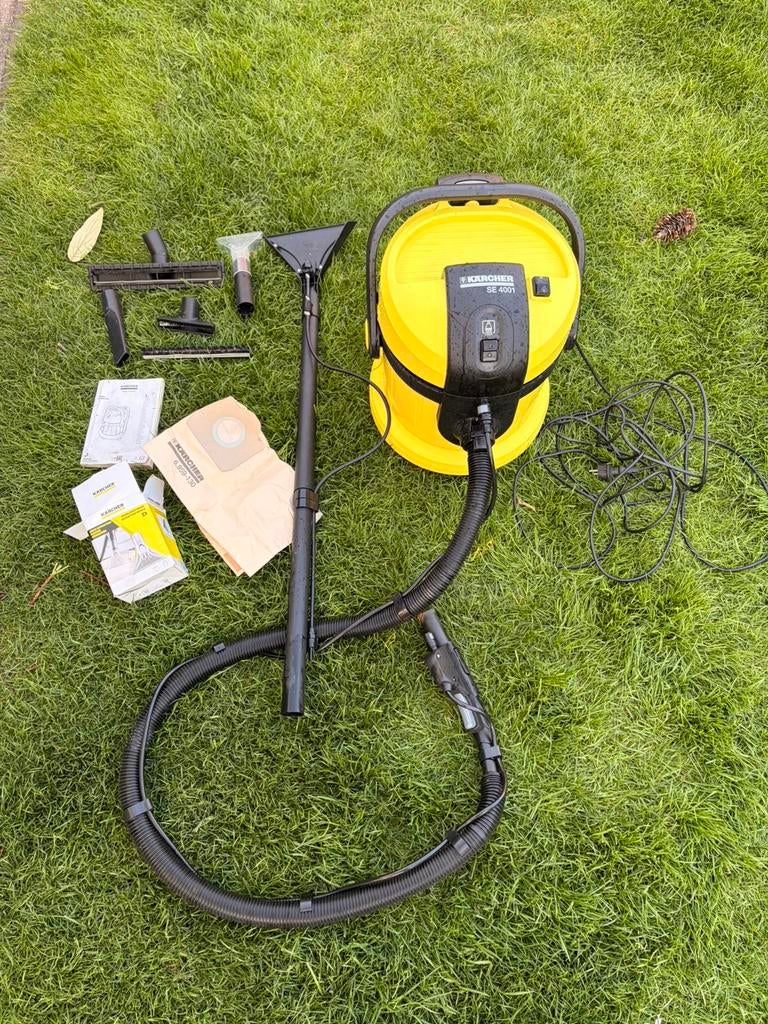 Karcher SE4001, Witgoed en Apparatuur, Stofzuigers, Ophalen of Verzenden, Zo goed als nieuw, Overige typen