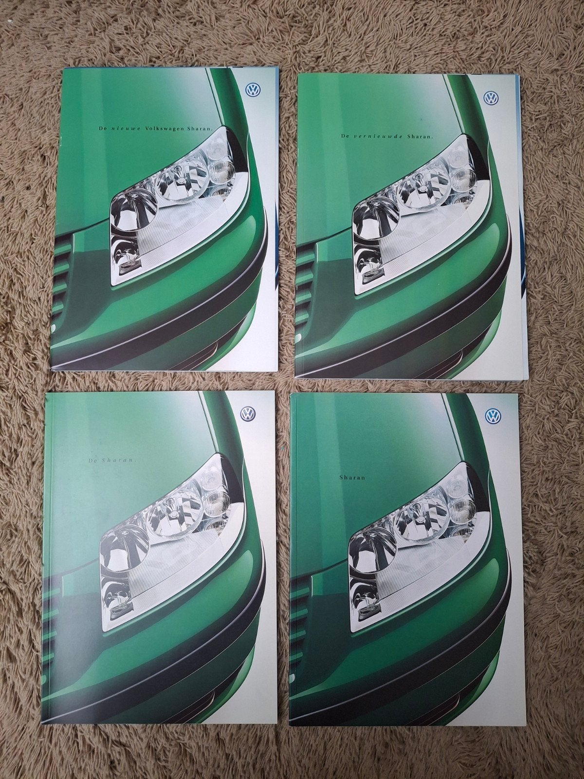 lot autofolders VW Sharan 1e generatie facelift, Verzenden, Volkswagen